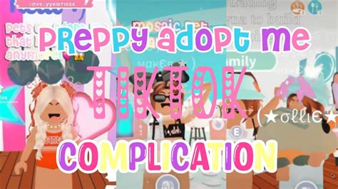 Preppy Adopt Me Tiktok Complication💗⚡️⭐️🌈🌴 ️pt1⚡️ Youtube