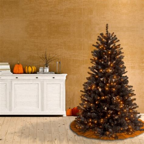 National Tree Company Pre Lit Artificial Full Christmas Tree Black