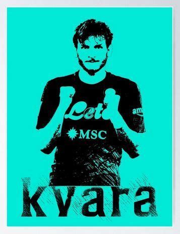 "Kvara black" Poster for Sale by GraphixCart | Football, Sale poster ...