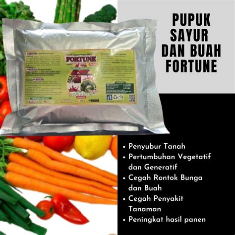 Jual Pupuk Organik Booster Sawit FORTUNE Perangsang Buah Serbuk