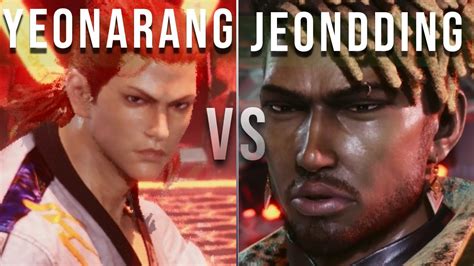 Tekken 8 YEONARANG Hwoarang VS JEONDDING Eddy High Level Gameplay