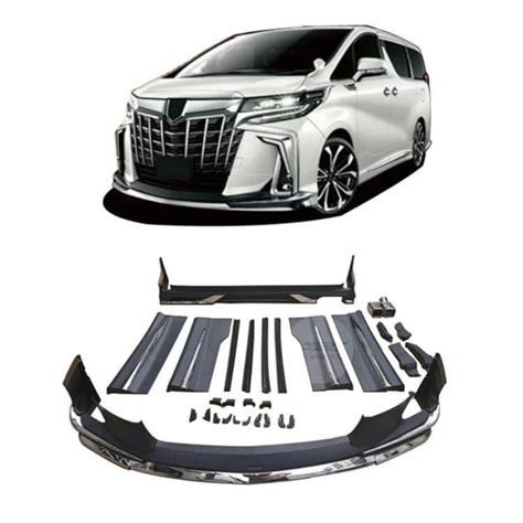 Toyota Alphard Modellista Bodykit Lip Skirt Door Panel