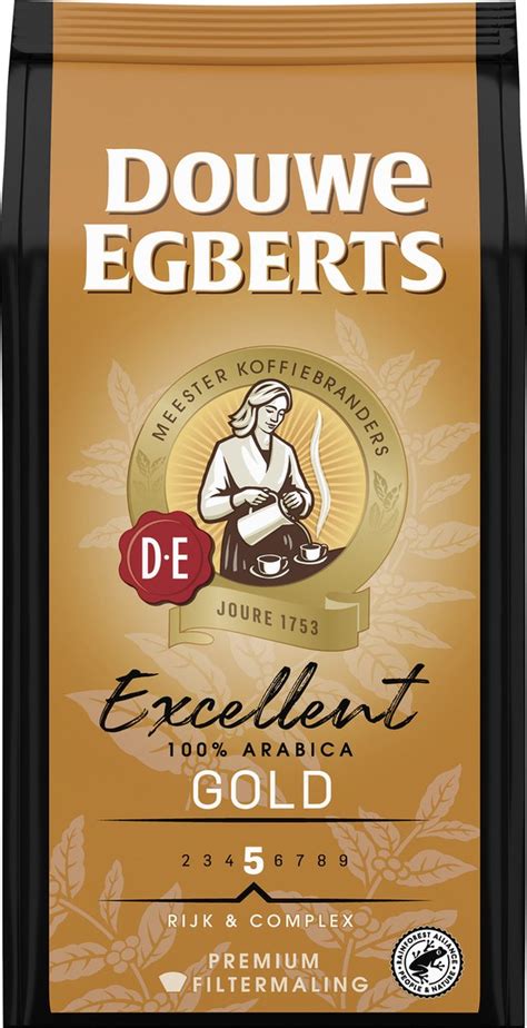 Douwe Egberts Excellent Gold Aroma Variaties Filterkoffie Intensiteit