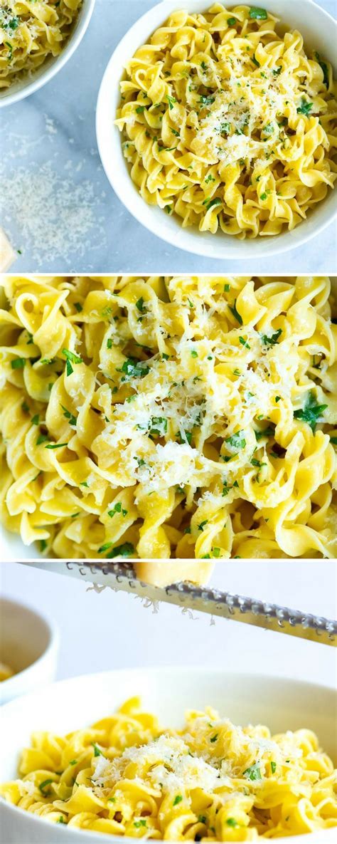 Easy Parmesan Buttered Noodles Recipe Easy Pasta Recipes Buttered