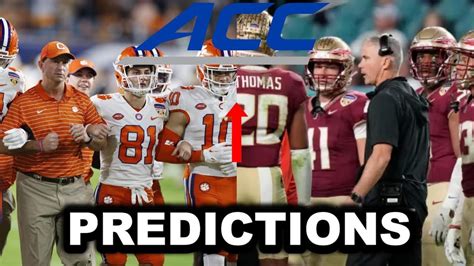 WAY TOO EARLY 2024 College Football ACC Predictions YouTube