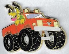 WDW Pluto In A Large Truck Expedition Pins Mystery