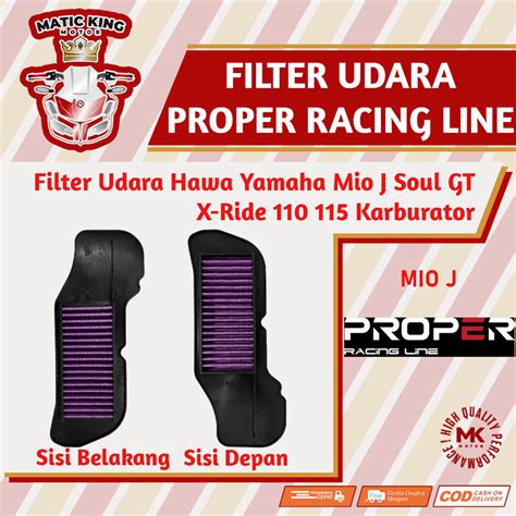 Jual Filter Saringan Udara Hawa Yamaha Mio J Fino Xride Soul Gt Cc