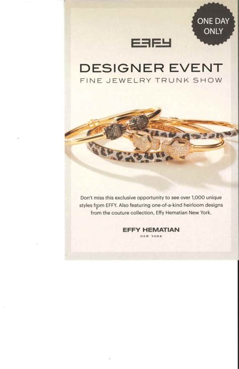 Effy Hematian Trunk Show - Galleria at Crystal Run