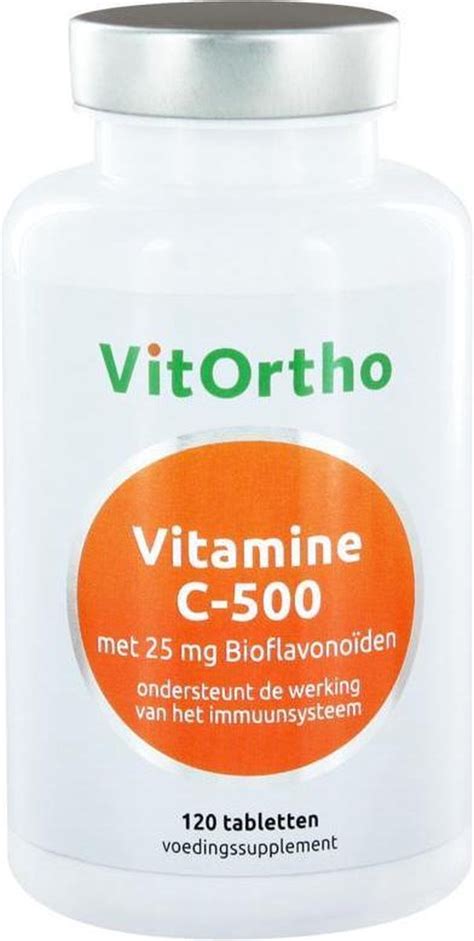 Vitortho Vitamine C Met Mg Bioflavono Den Tablets Bol