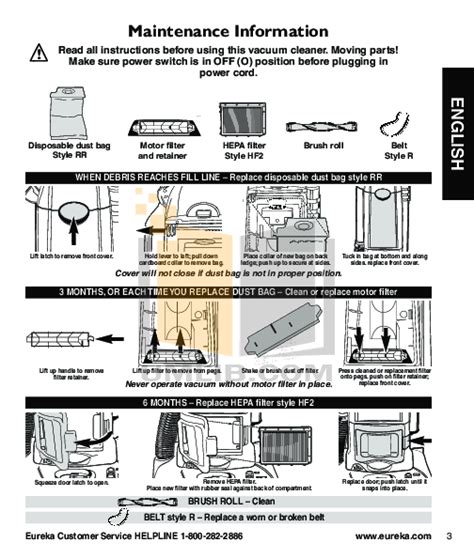 Pdf Manual For Eureka Vacuum Boss Smartvac 4870pz