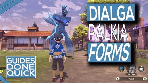 How To Change Form For Dialga And Palkia In Pokemon Legends Arceus Youtube