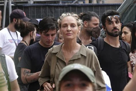 Uma Thurman On The Set Of The Old Guard 2 In Rome 08202022 Hawtcelebs