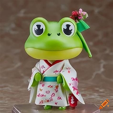 Adorable Frog Nendoroid Figure In A Kimono On Craiyon