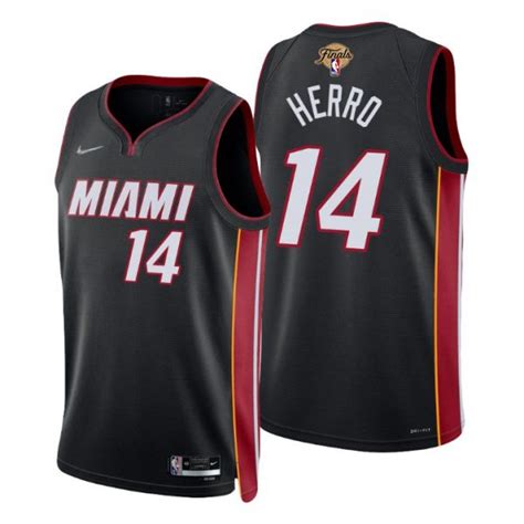 Heat Tyler Herro Black Men S Nba Finals Patch Th Anniversary