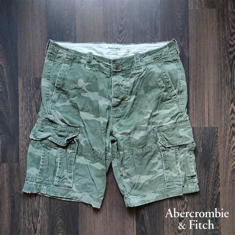 ABERCROMBIE FITCH AF CAMOUFLAGE Utility Cargo Shorts Men S Fashion