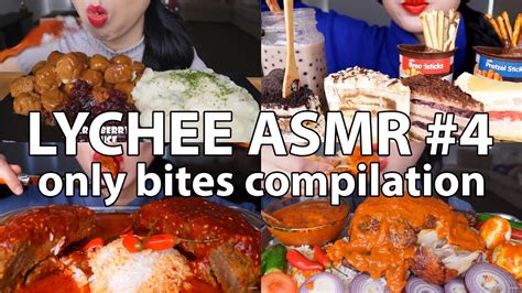 LYCHEE ASMR COMPILATION 4 ONLY BITES YouTube