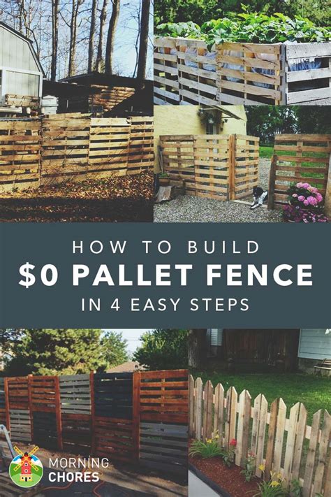 How to Build a Pallet Fence for Almost $0 (and 6 Plans Ideas)