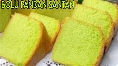 Resep Bolu Pandan Santan Bolu Jadul Super Lembut Dan Sangat Mudah