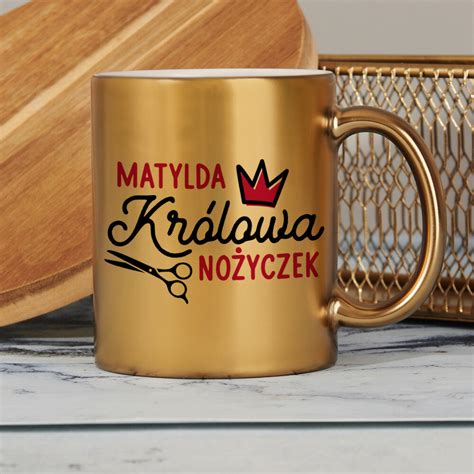 Kr Lowa No Yczek Z Oty Kubek Mygiftdna Pl