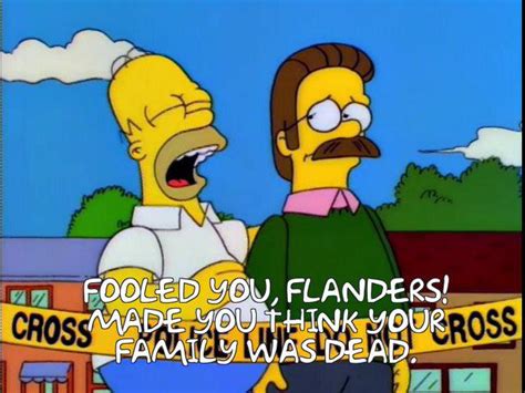 What Is The Worst Thing Homer Has Done To Ned Rthesimpsons