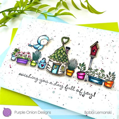 Purple Onion Designs For Spring Beauties Bobbi HartDesign