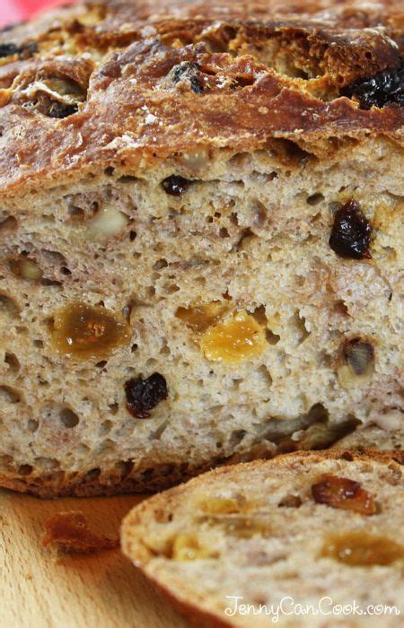 No Knead Fruit Nut Bread Easy Raisin Bread Jenny Can Cook Recipe