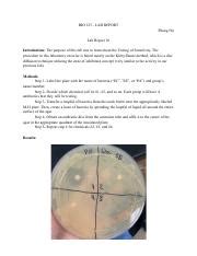 Lab 10 Pdf BIO 125 LAB REPORT Phung On Lab Report 10 Introduction