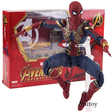 SHF Marvel Avengers Infinity War Spiderman Iron Spider Tamashii Stage