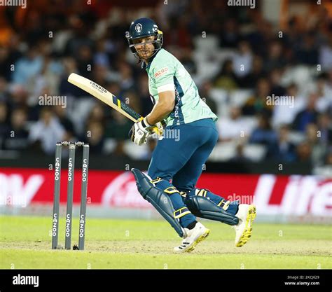 Sam Billings Of Oval Invincibles During The Hundred Between Oval Invincible Men And Welsh Fire