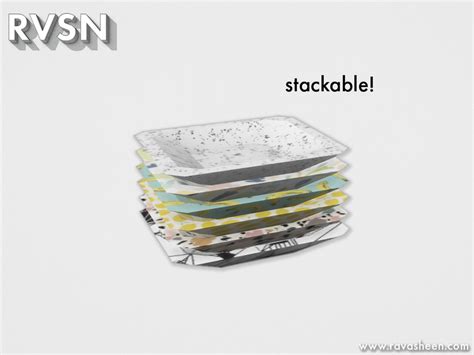 The Sims Resource Chop It Like It S Hot Stackable Plate Patterns
