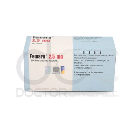 Buy Femara 25mg Tablet 30s Uses Dosage Side Effects Instructions