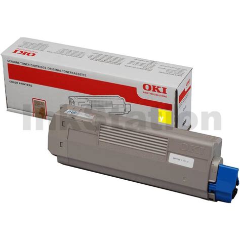 Oki Genuine C C C Yellow High Yield Toner Cartridge