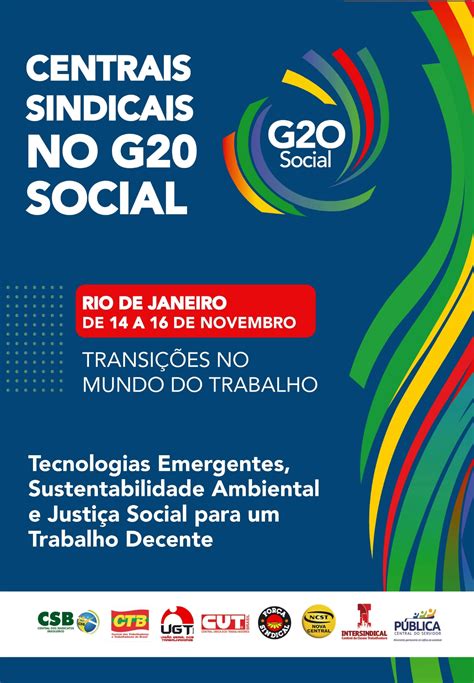 Centrais sindicais no G20 Social UGT União Geral dos Trabalhadores