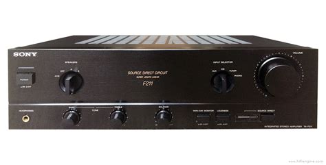 Sony Ta F Stereo Integrated Amplifier Manual Hifi Engine