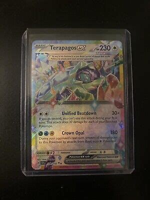 Terapagos Ex Sv Stellar Crown Holo Ebay