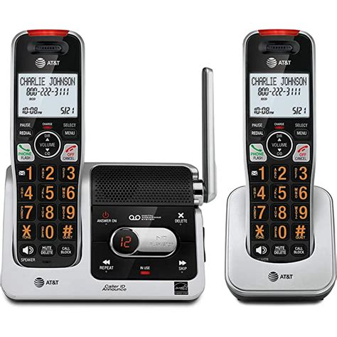 Atandt Bl102 2 Dect 60 2 Handset Cordless Phone For Home With Answering