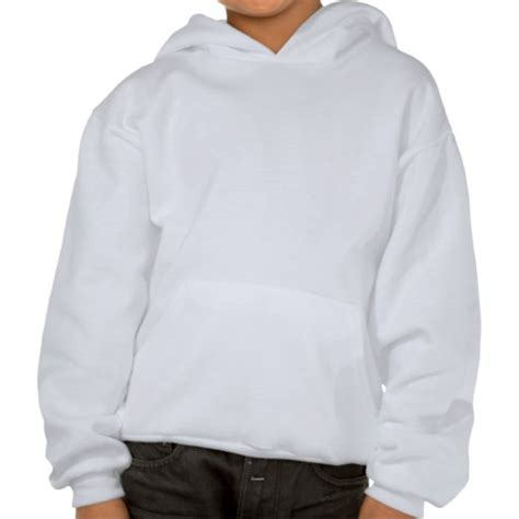 Kids White Customisable Plain Blank Hoodie | Zazzle