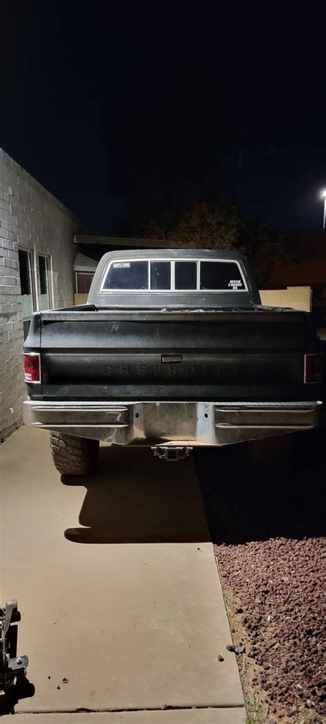 My 78 K10 Just Got A 4in Lift Now I Know Why The Bed Of My Truck Was
