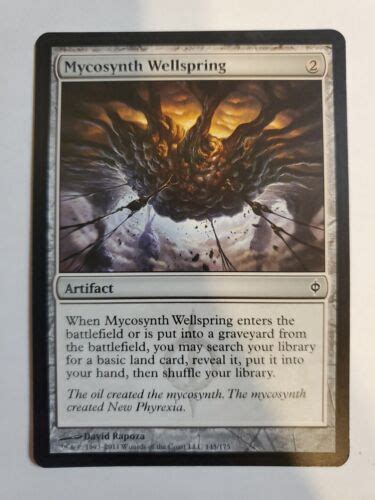 Mtg Magic The Gathering Card Mycosynth Wellspring Artifact New Phyrexia