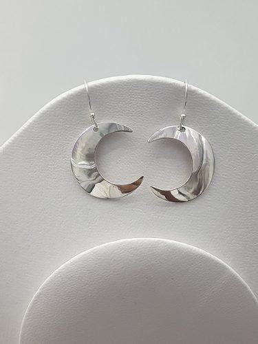 Aretes Plata Luna Rebajas Junio Clasf