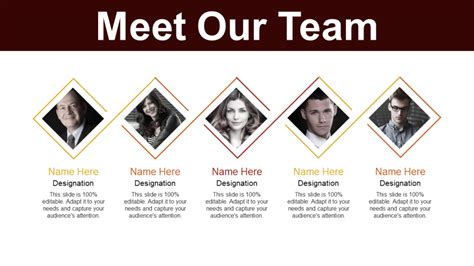 Top 10 Meet Our Team Templates With Samples And Examples