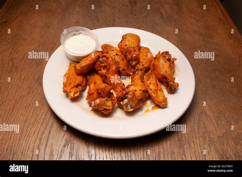 Delicious Chicken Wings Stock Photo Alamy