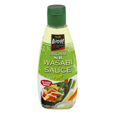 Sandb Original Wasabi Sauce 53 Fl Oz Bottle