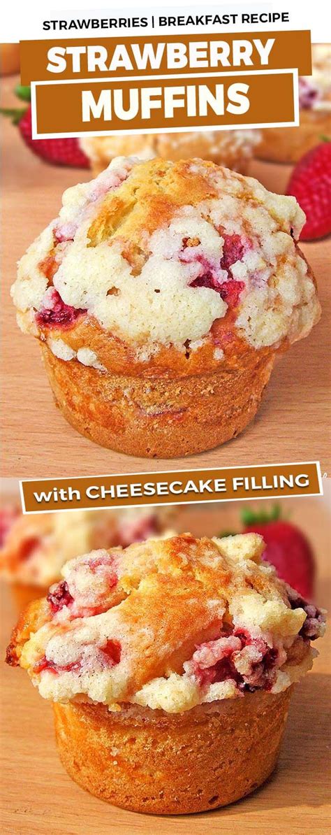 Strawberry Cheesecake Muffins Cakescottage Recipe Breakfast