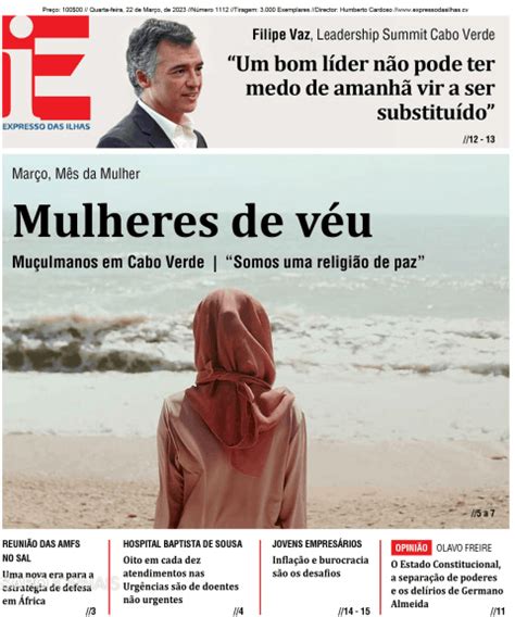 Expresso Das Ilhas 22 Mar 2023 Jornais E Revistas SAPO Pt