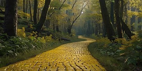 Yellow Brick Path Background Images Hd Pictures And Wallpaper For Free Download Pngtree