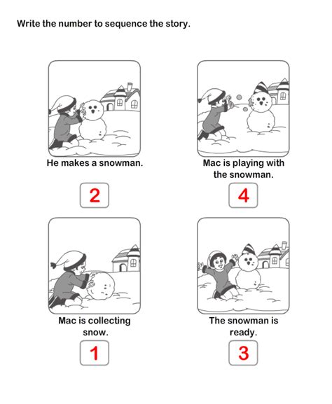 Picture Sequence Worksheet Grade 1 And Grade 2 Educational Games Pinterest Worksheets