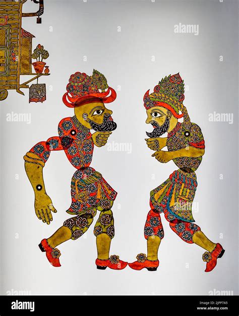 Traditional Karagöz Hacivat Characters Stock Photo Alamy