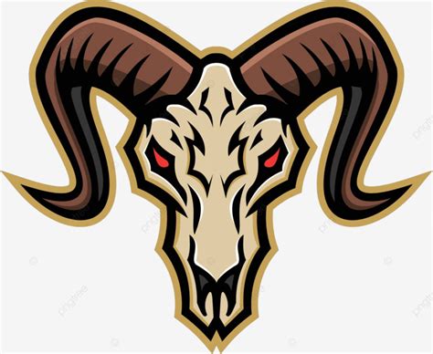 Bighorn Sheep Skull Mascot Bighorn Mountain Sheep Sheep Vector Bighorn