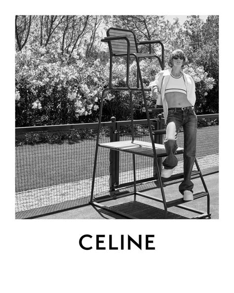 LA COLLECTION TENNIS CELINE Shot By Hedi Slimane Celine